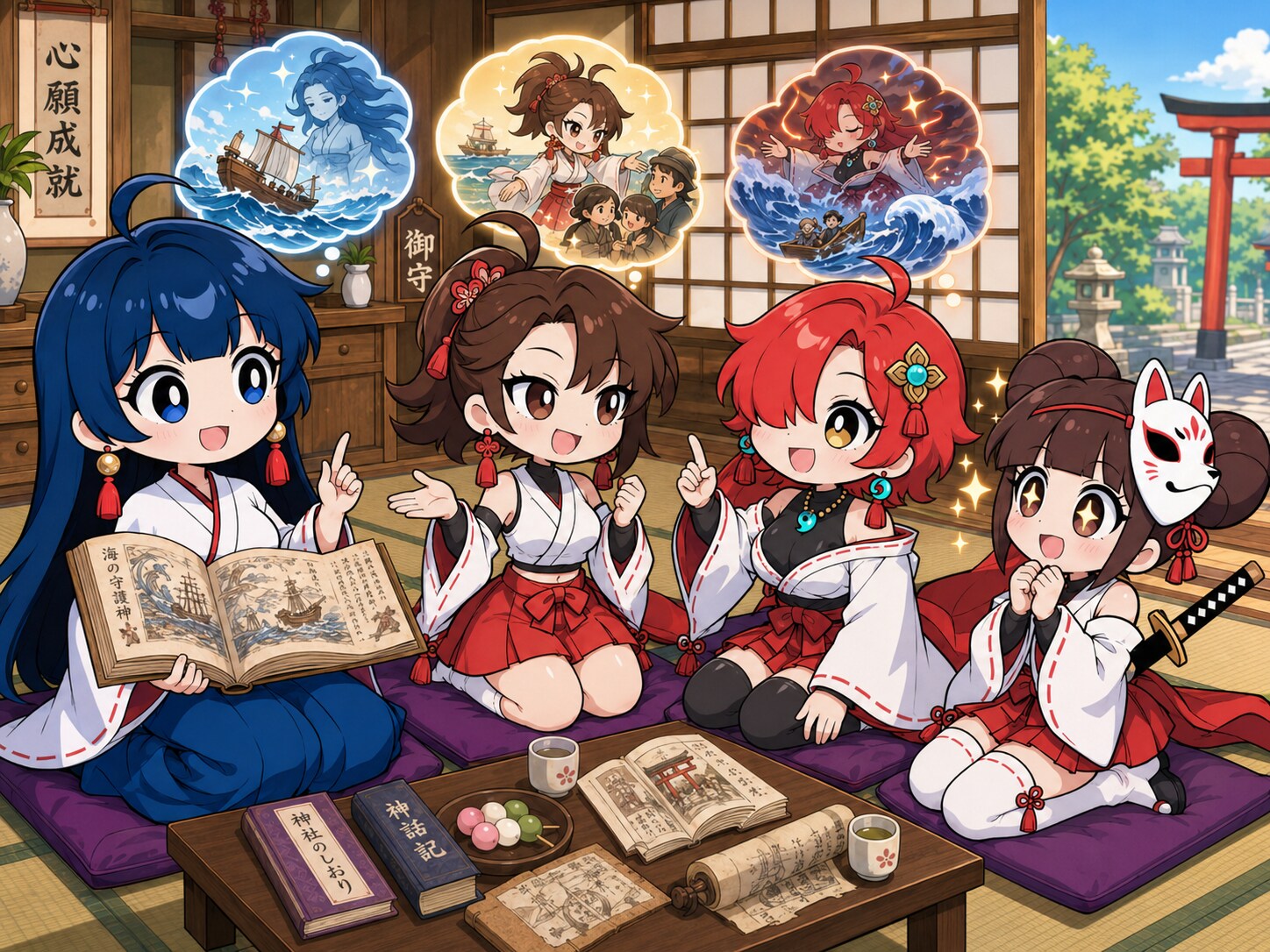 うちの子の日常 陽奈ちゃんと三女神