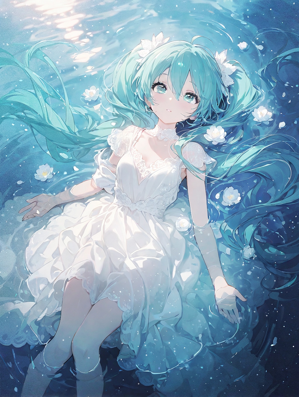 水に浮かぶ