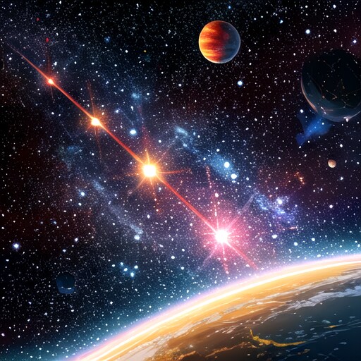 どこかの恒星系 | の人気AIイラスト・グラビア