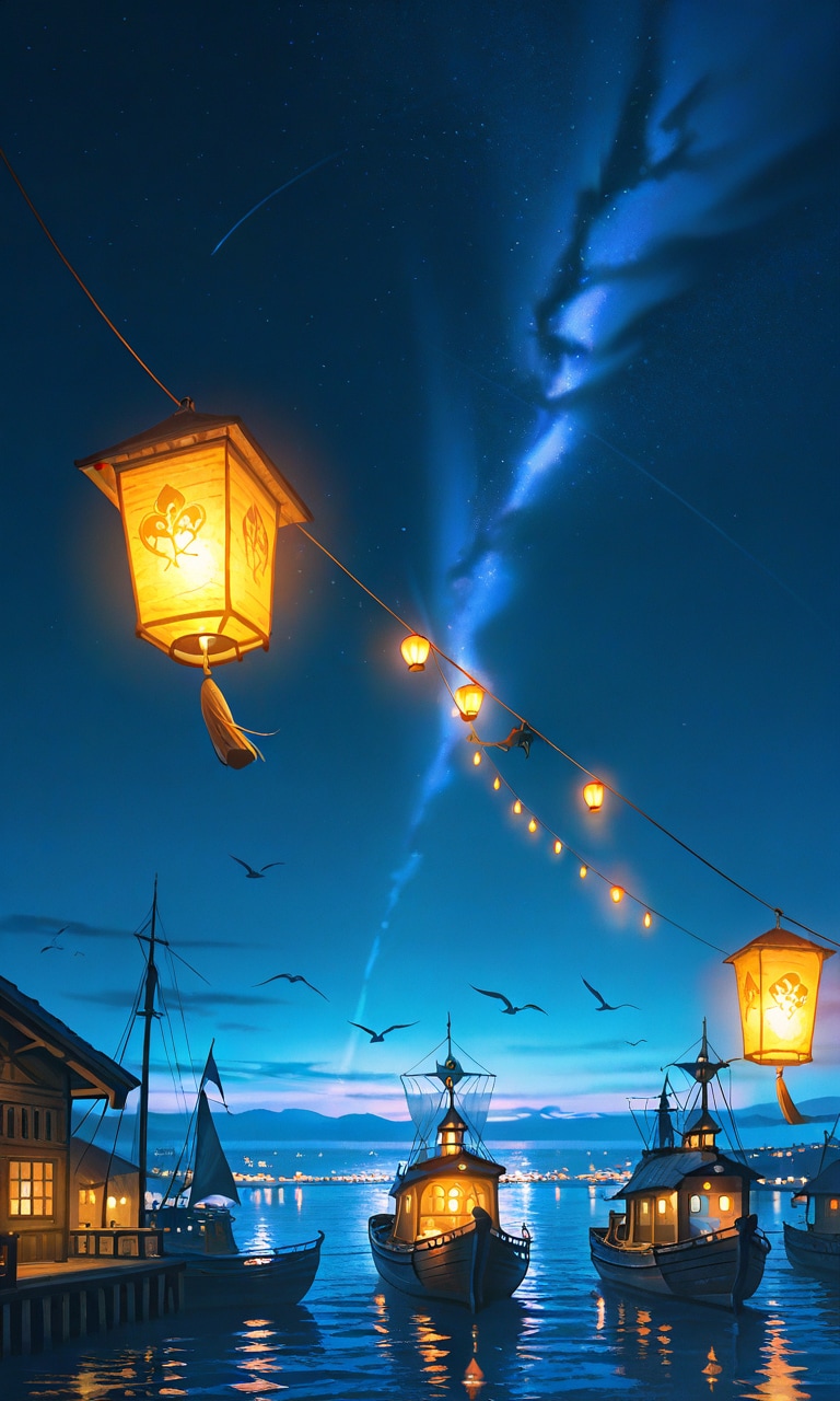 Lantern Harbor | の人気AIイラスト・グラビア