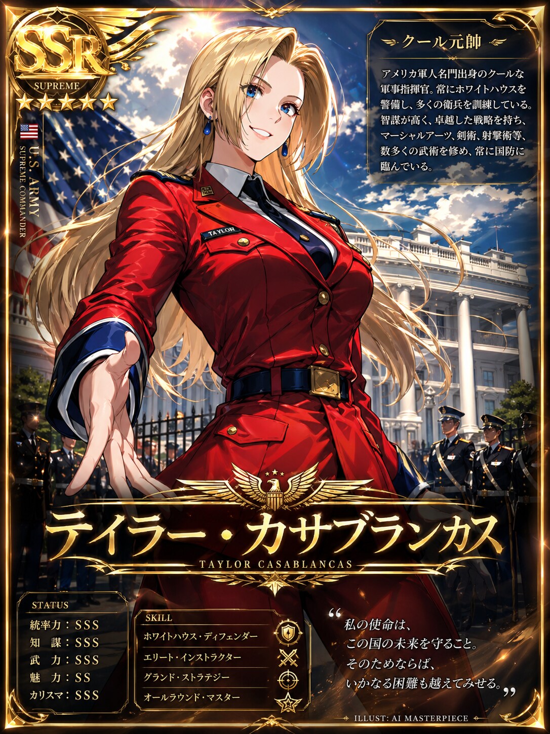 クール元帥テイラー・カサブランカスのSSRカード