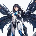 メカ娘 縦長 1人 羽付き 3枚目