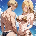 海の日ビキニな彼氏彼女👙🩲🏖️👫😍 5枚目