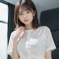 オフィスで座っている女性 11枚目