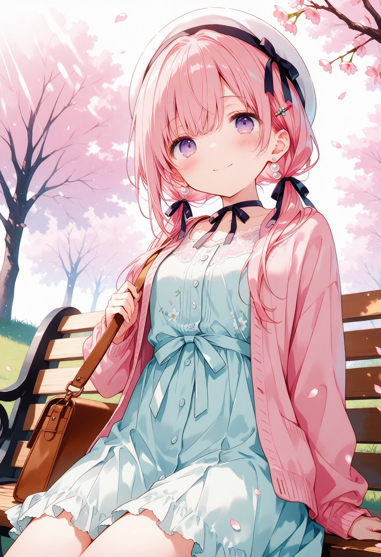 桃香、春色コーデ | の人気AIイラスト・グラビア