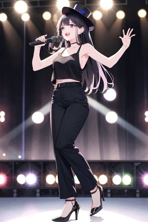 アイドル歌手・黒猫絵馬のワンマンライブ