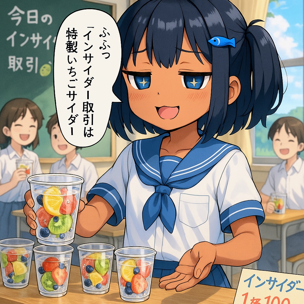 インサイダー取引をするこなつちゃん