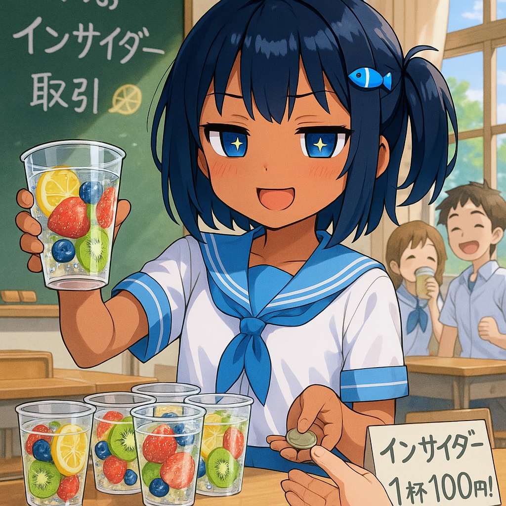 インサイダー取引をするこなつちゃん