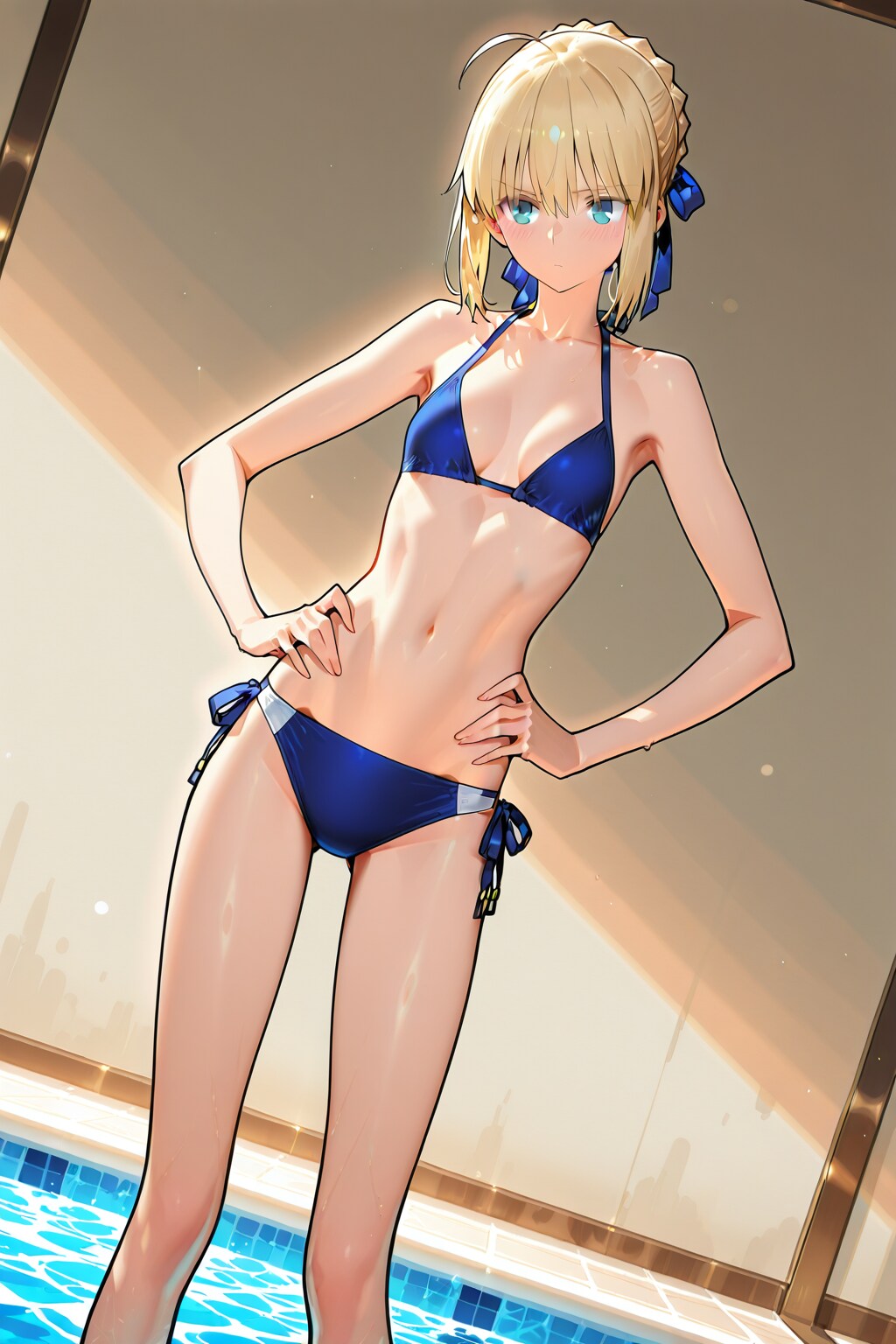 どうですか・・・わたしの水着姿は？