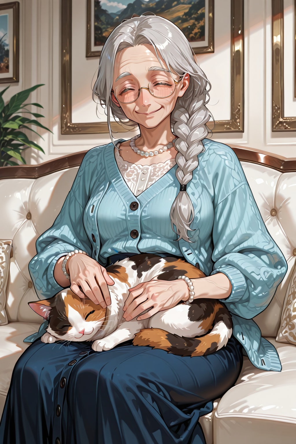 うちのおばあちゃんは猫大好き