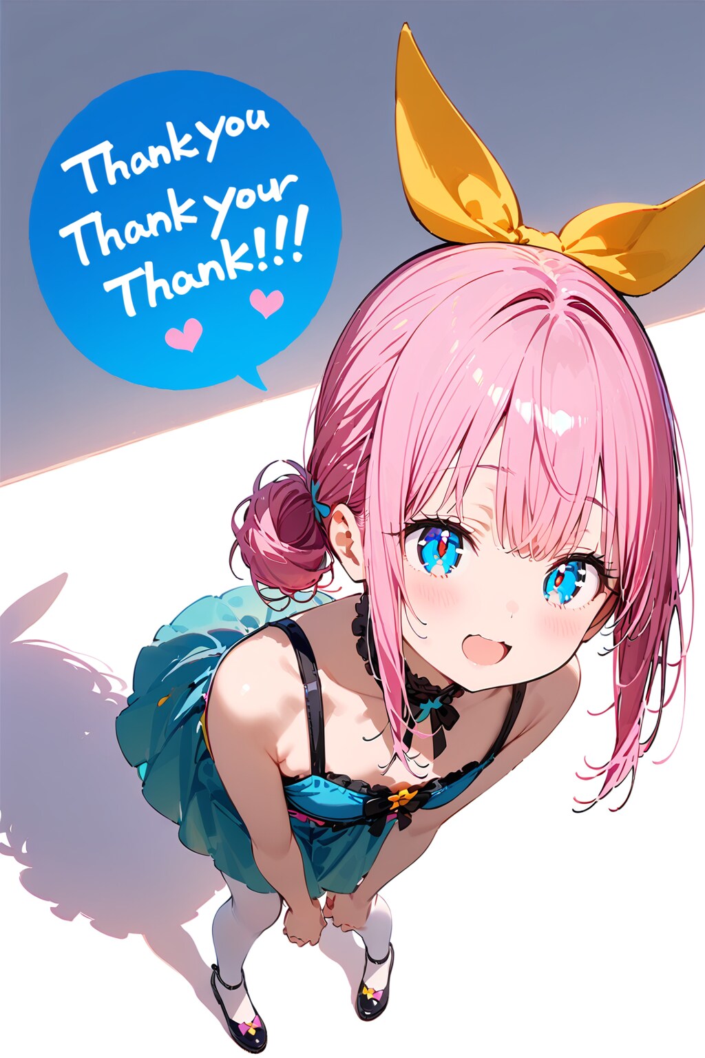 No.102 挨拶　thank you　少しの間画像生成（投稿をお休みします。）約1か月