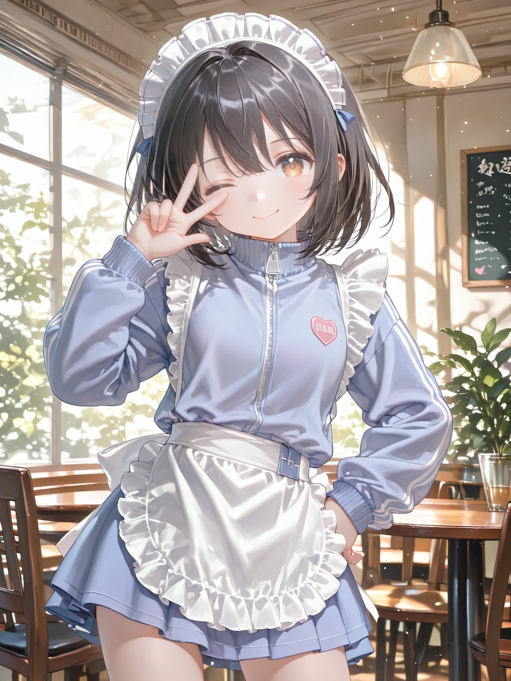 自己ファンアートのジャージメイドこひなのその２