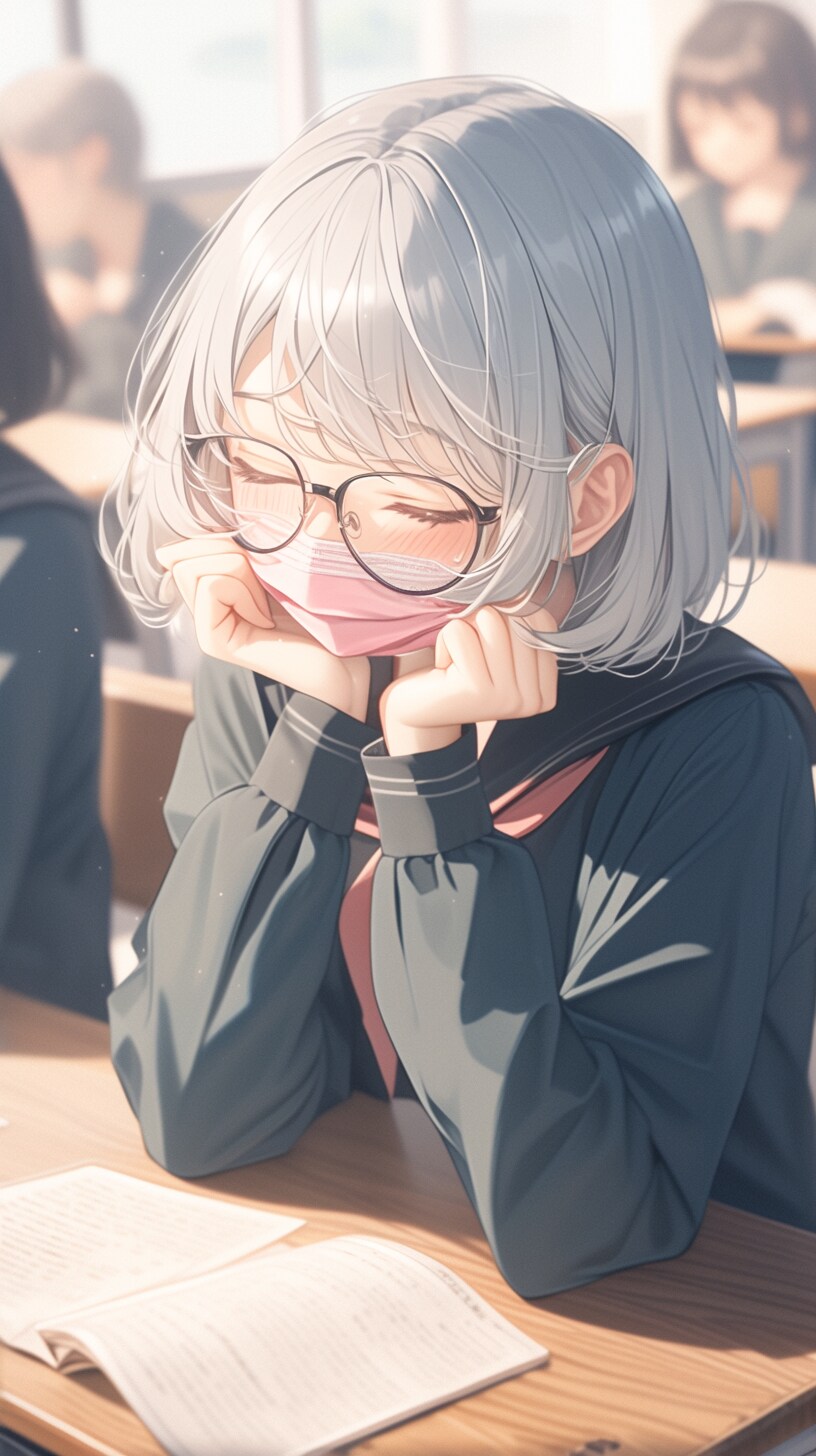 マスク女子
