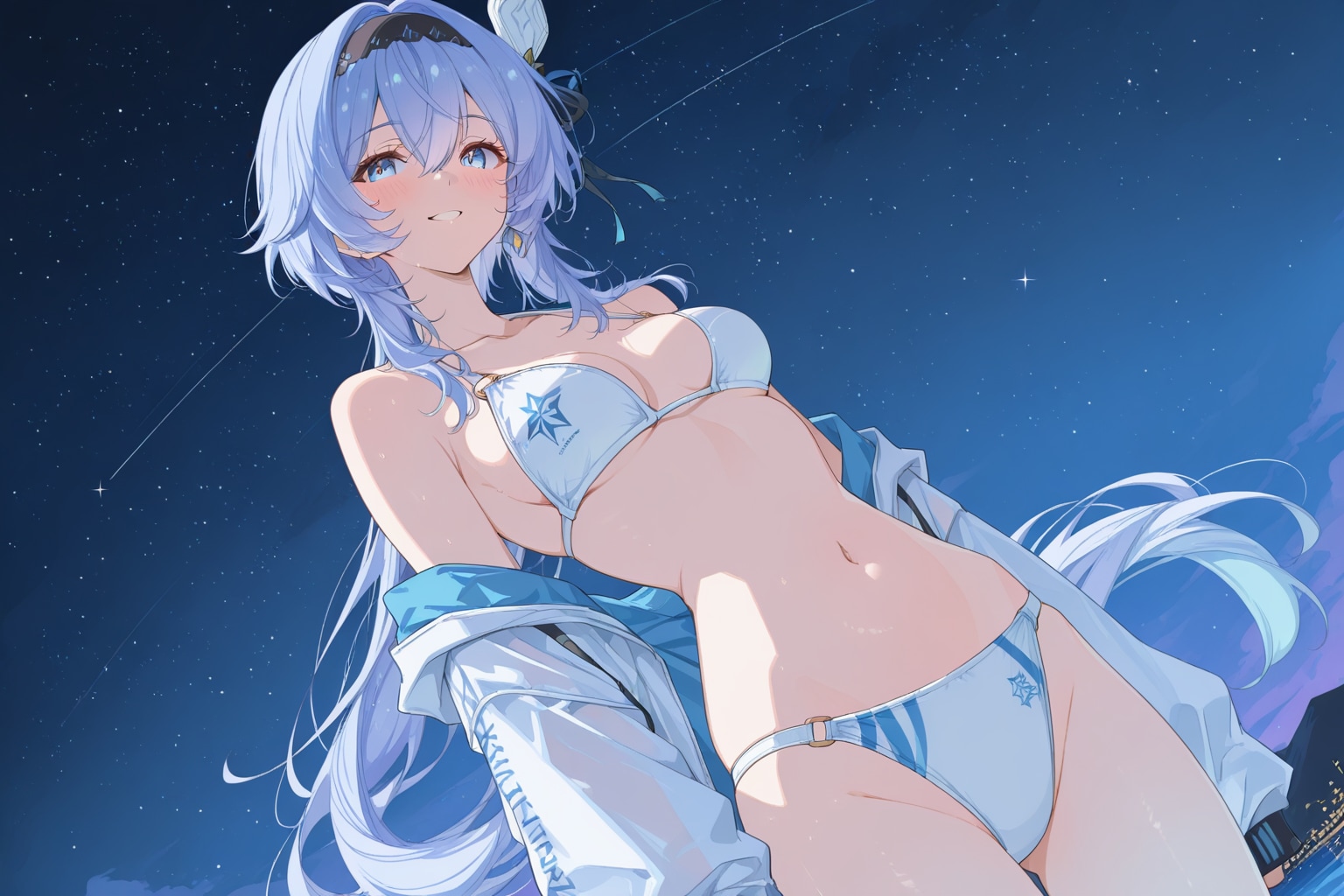 リゾートの星空