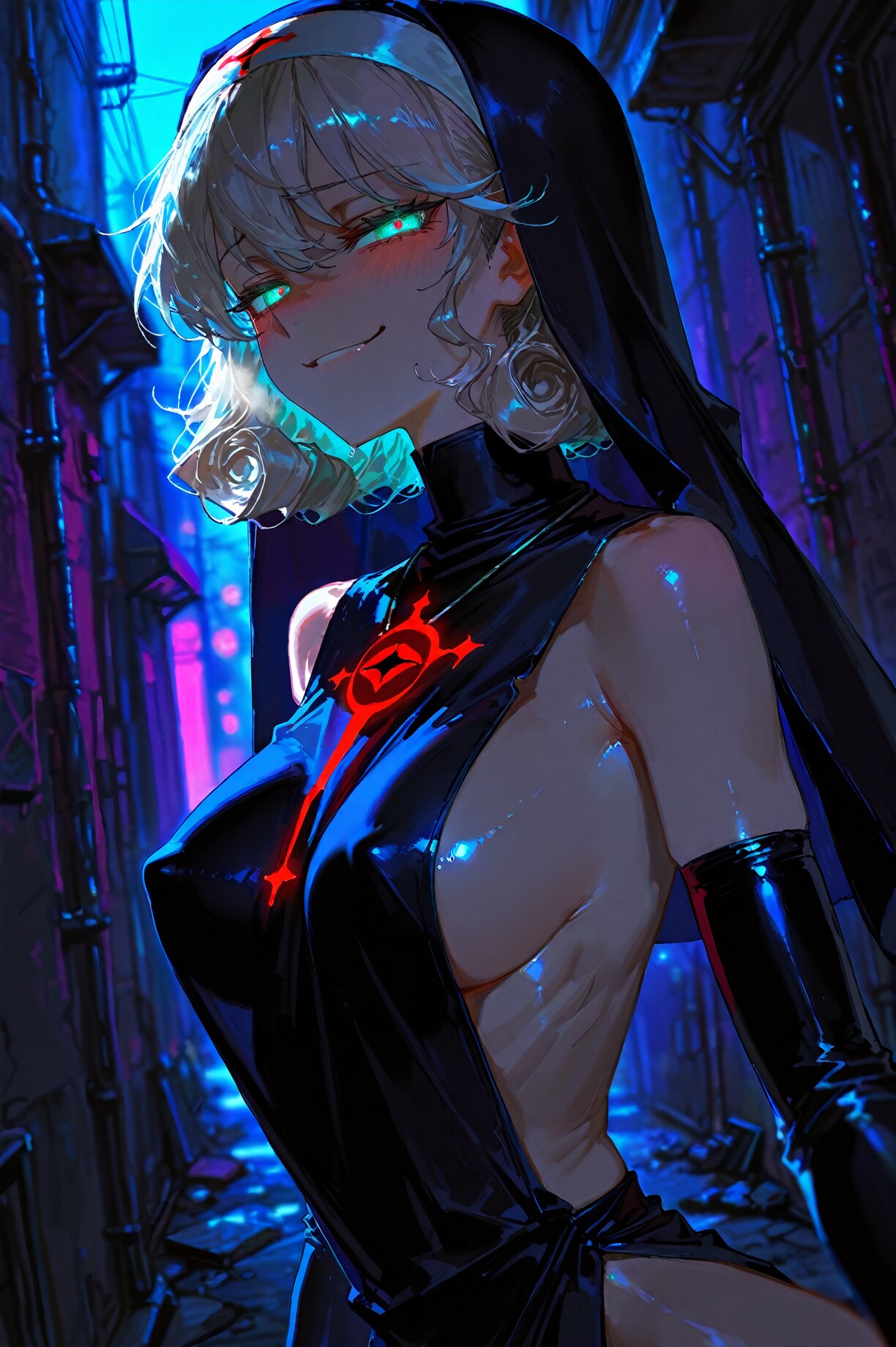 路地裏の修道女