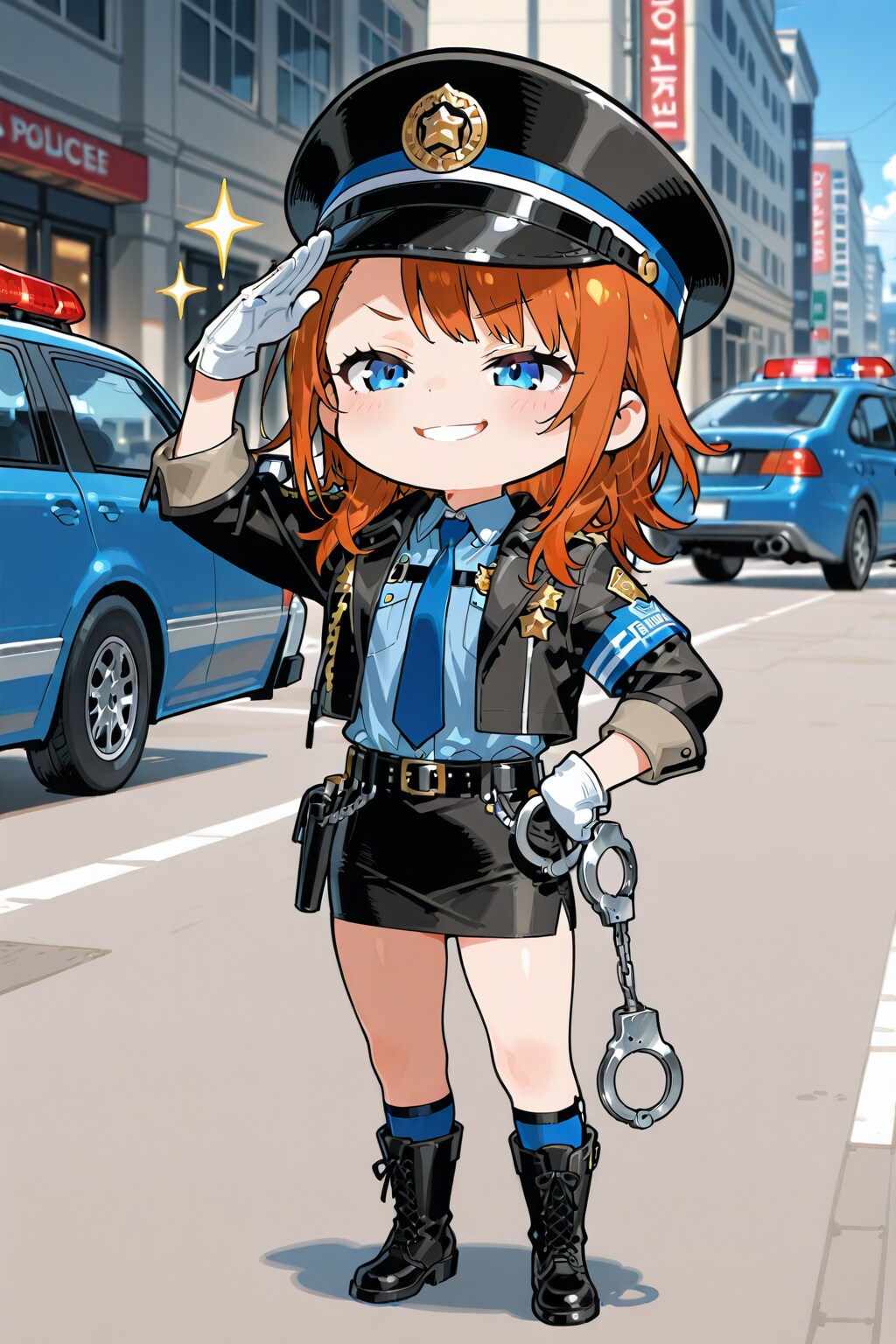 この街の平和は私によって守られているのだよ（ドヤァ） | の人気AIイラスト・グラビア