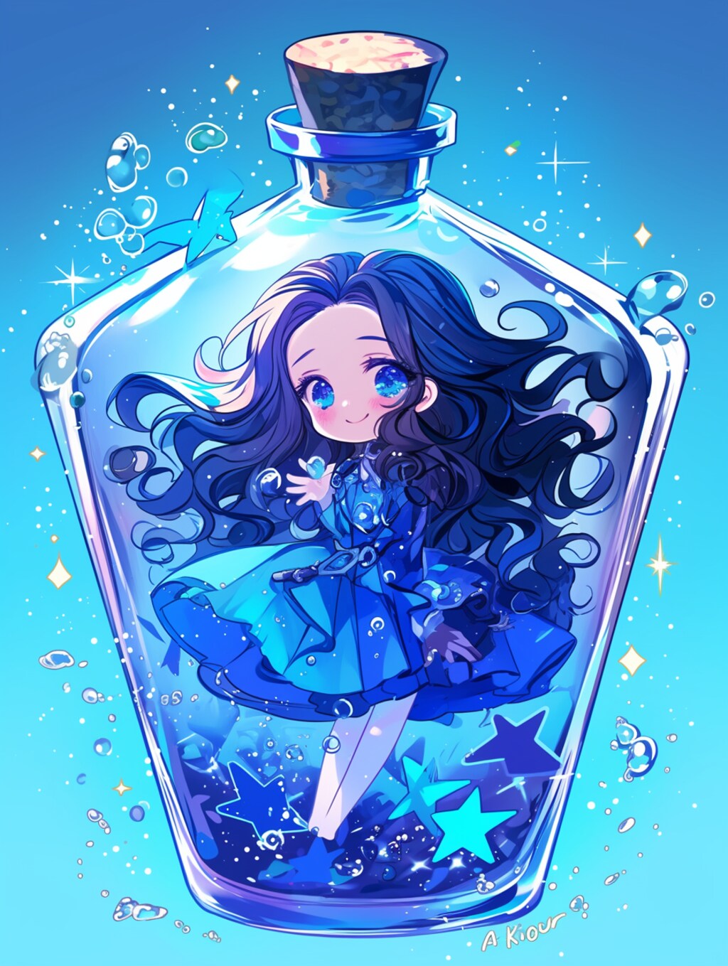 「瓶詰の少女」蒼63