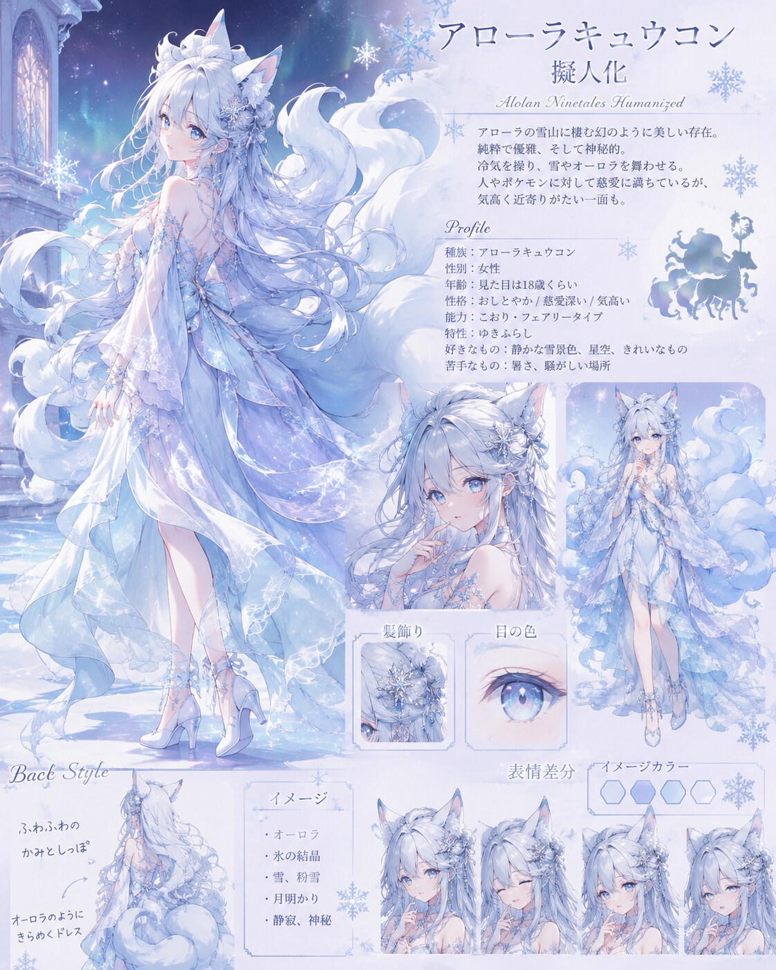 アローラキュウコン | の人気AIイラスト・グラビア