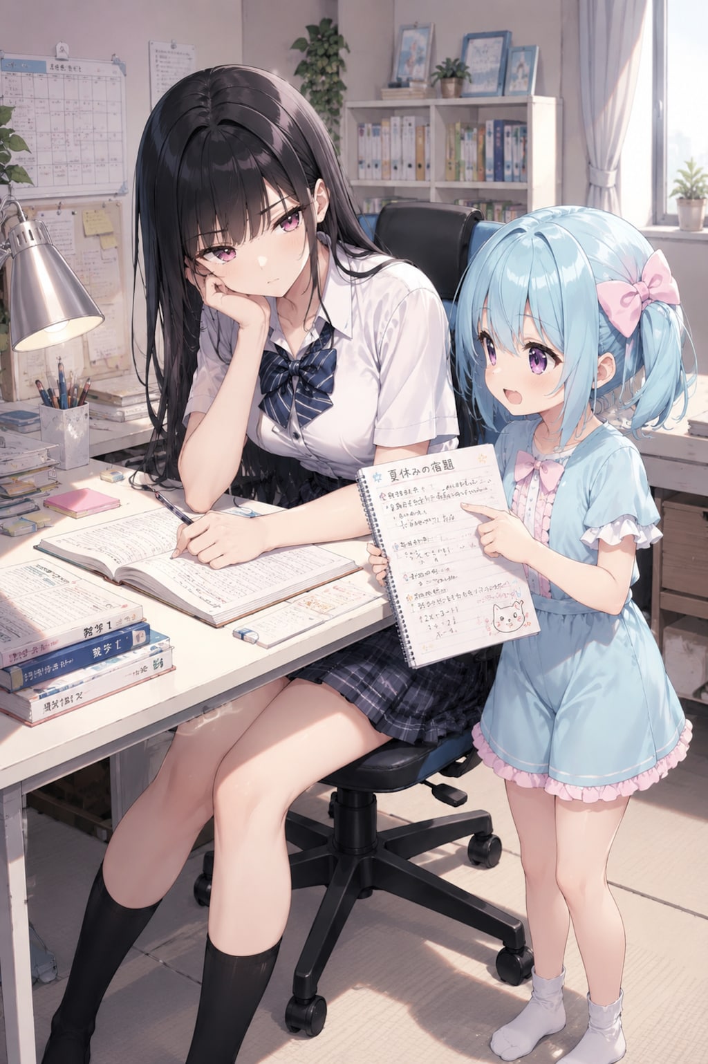 お姉ちゃんとお勉強📄