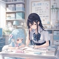 お姉ちゃんとお勉強📄 4枚目