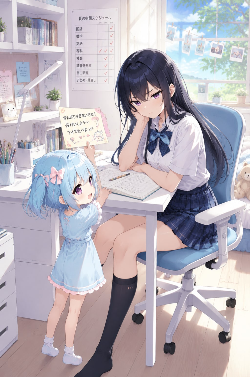 お姉ちゃんとお勉強📄
