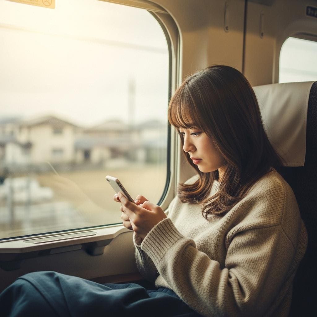 特急に乗って、、、