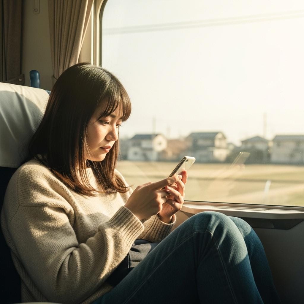 特急に乗って、、、