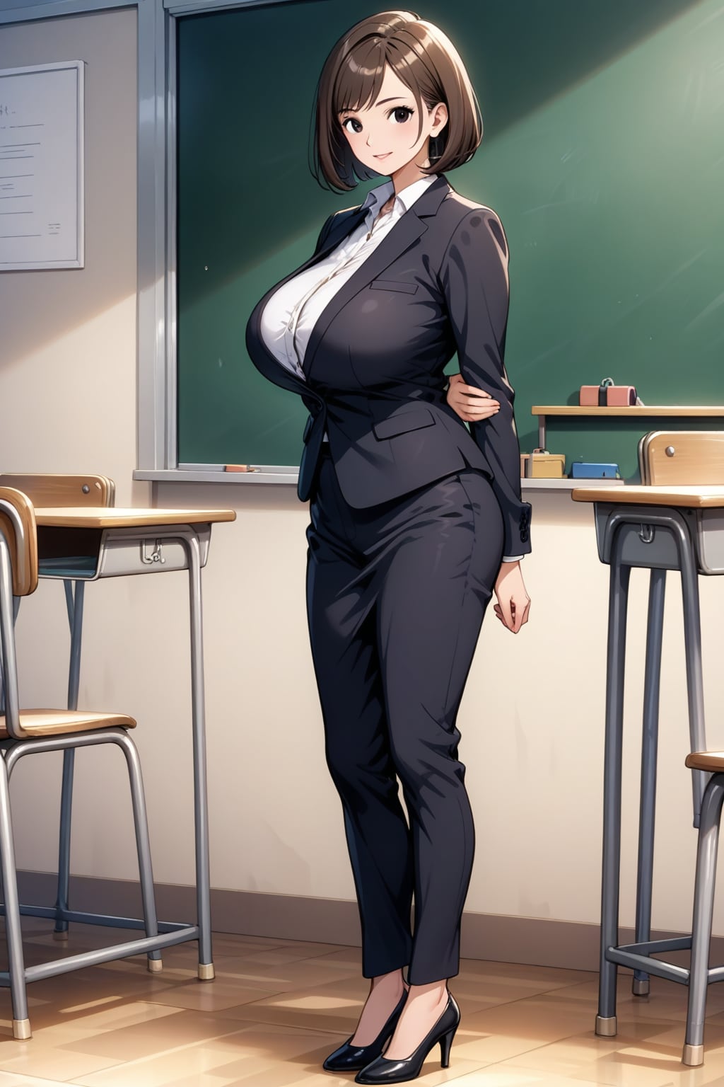 女教師 | の人気AIイラスト・グラビア