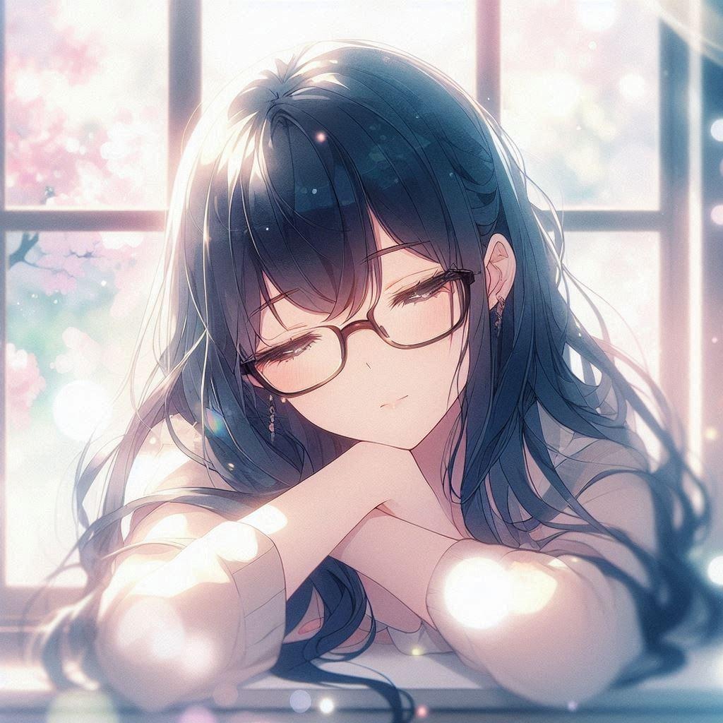 うたた寝する有紗さん