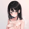 黒髪少女 5枚目