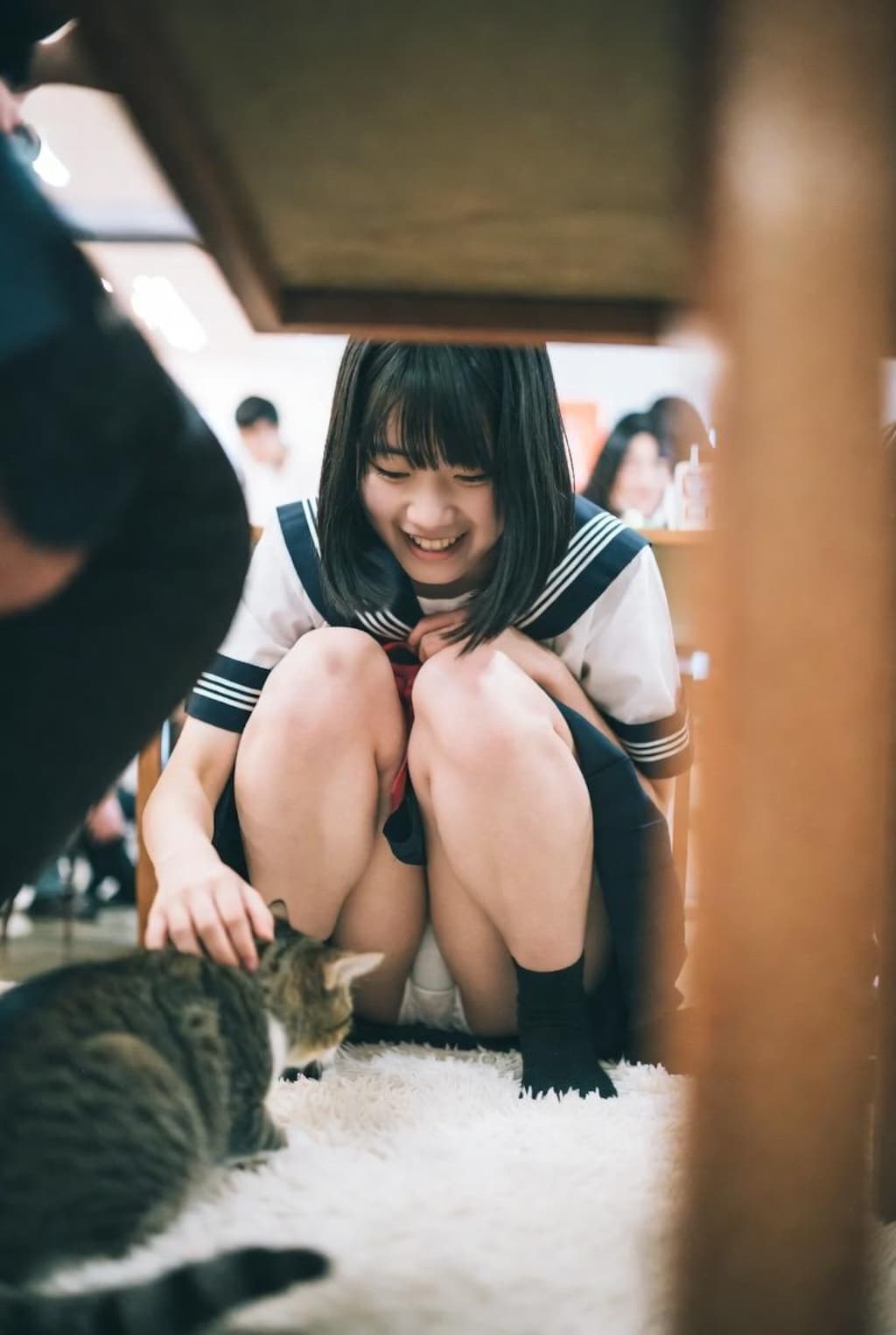 猫カフェで❤︎