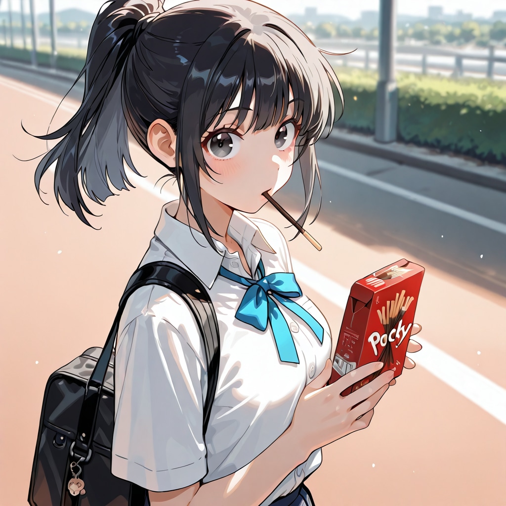 あっ、ポッキー食べる？