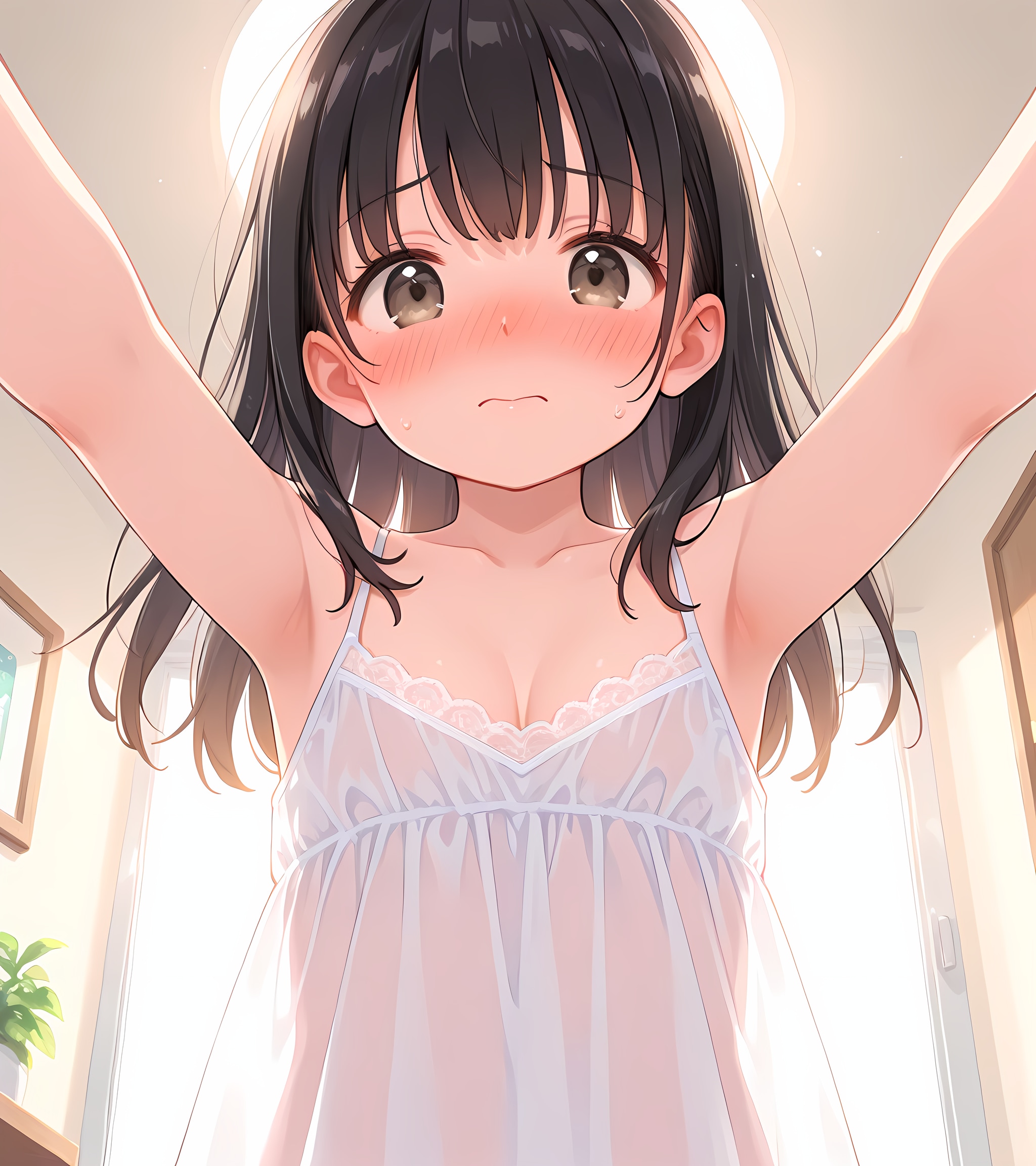 恥ずかしいから出て行って！！