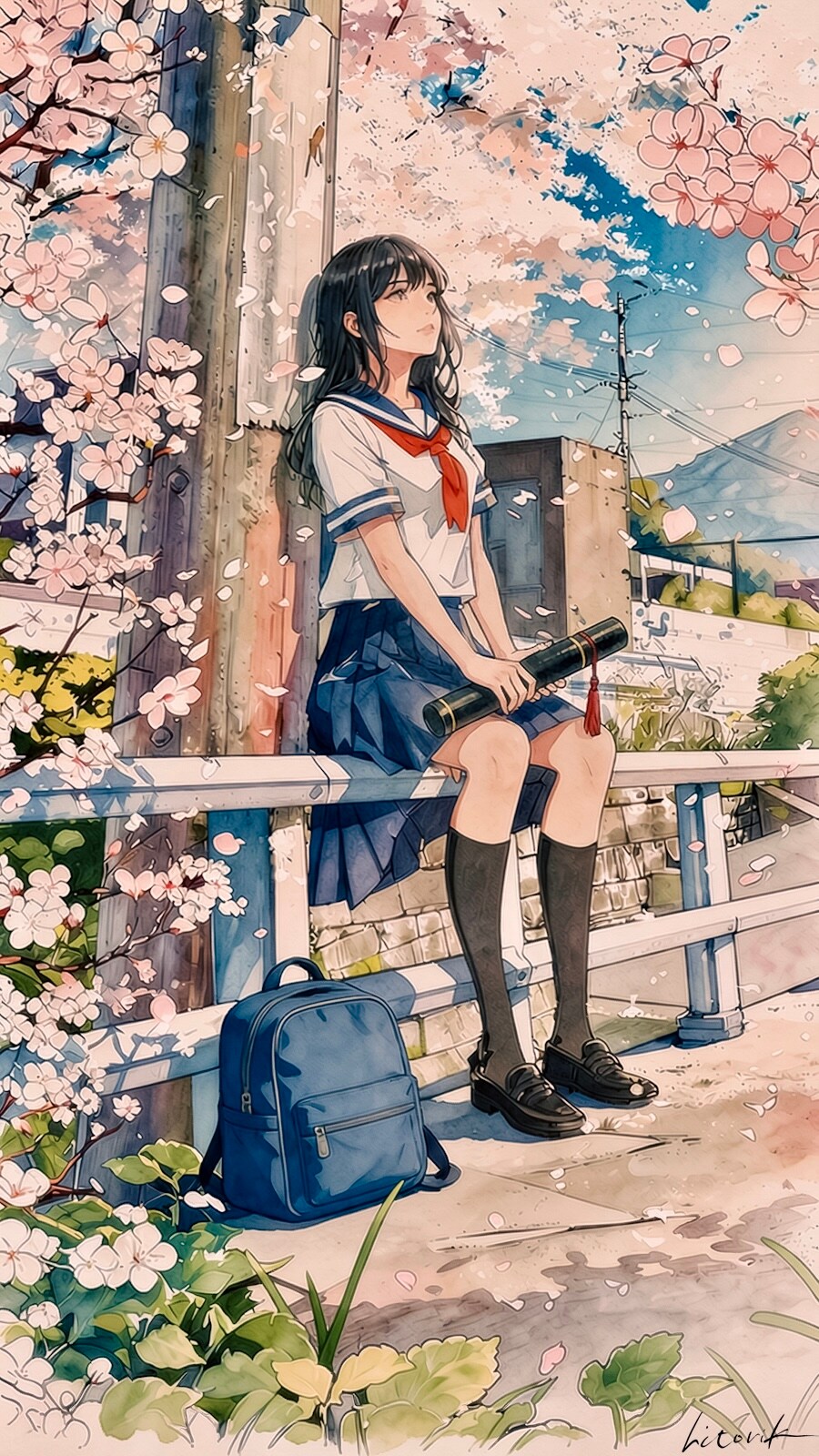 桜の数だけ思い出がある／スマホ壁紙アーカイブ
