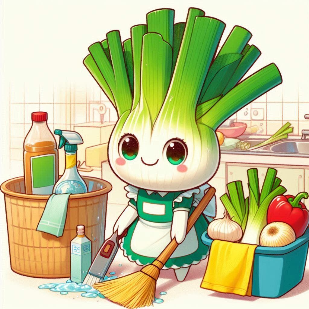 ネギのメイドさん(ボツ画像も)