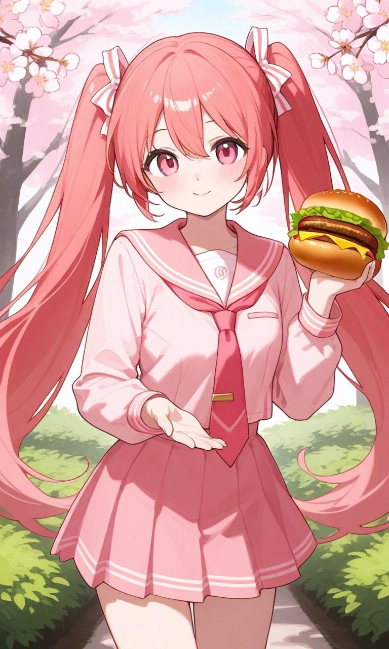 ハンバーガー食べる？