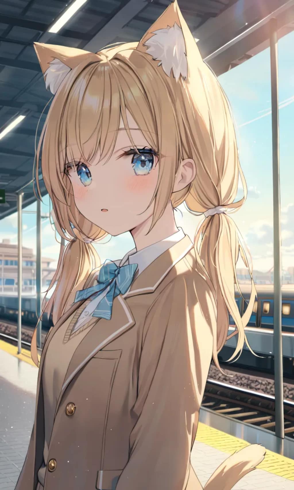 こるり「ねむい〜」まや「起きろ」