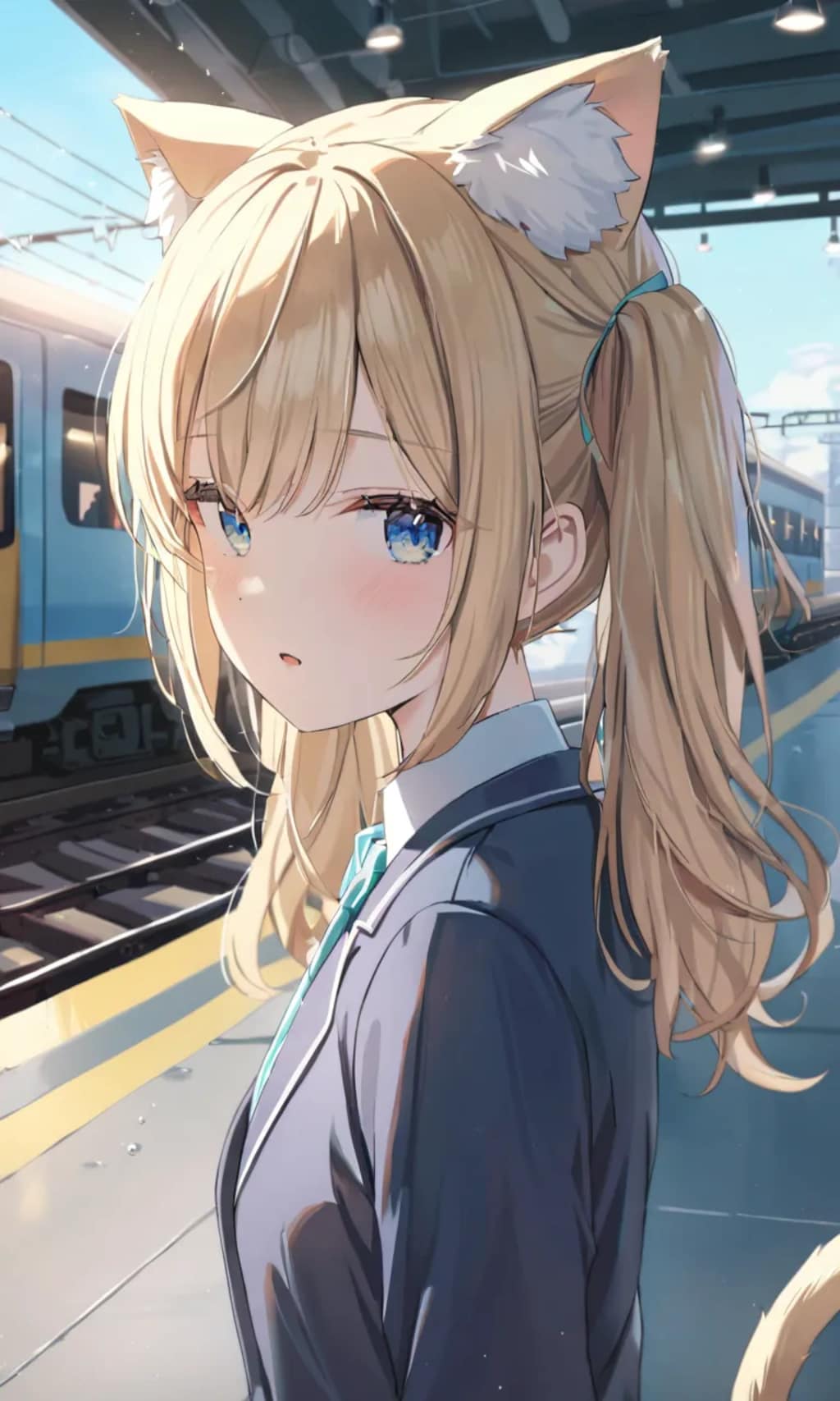 こるり「ねむい〜」まや「起きろ」