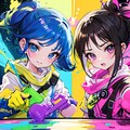スプラごっこをする子たち 3枚目