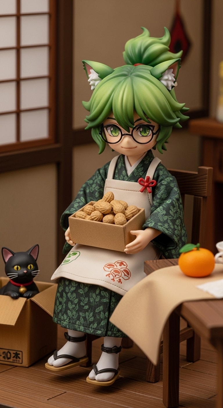 節分には殻付きの落花生を投げるよ | の人気AIイラスト・グラビア