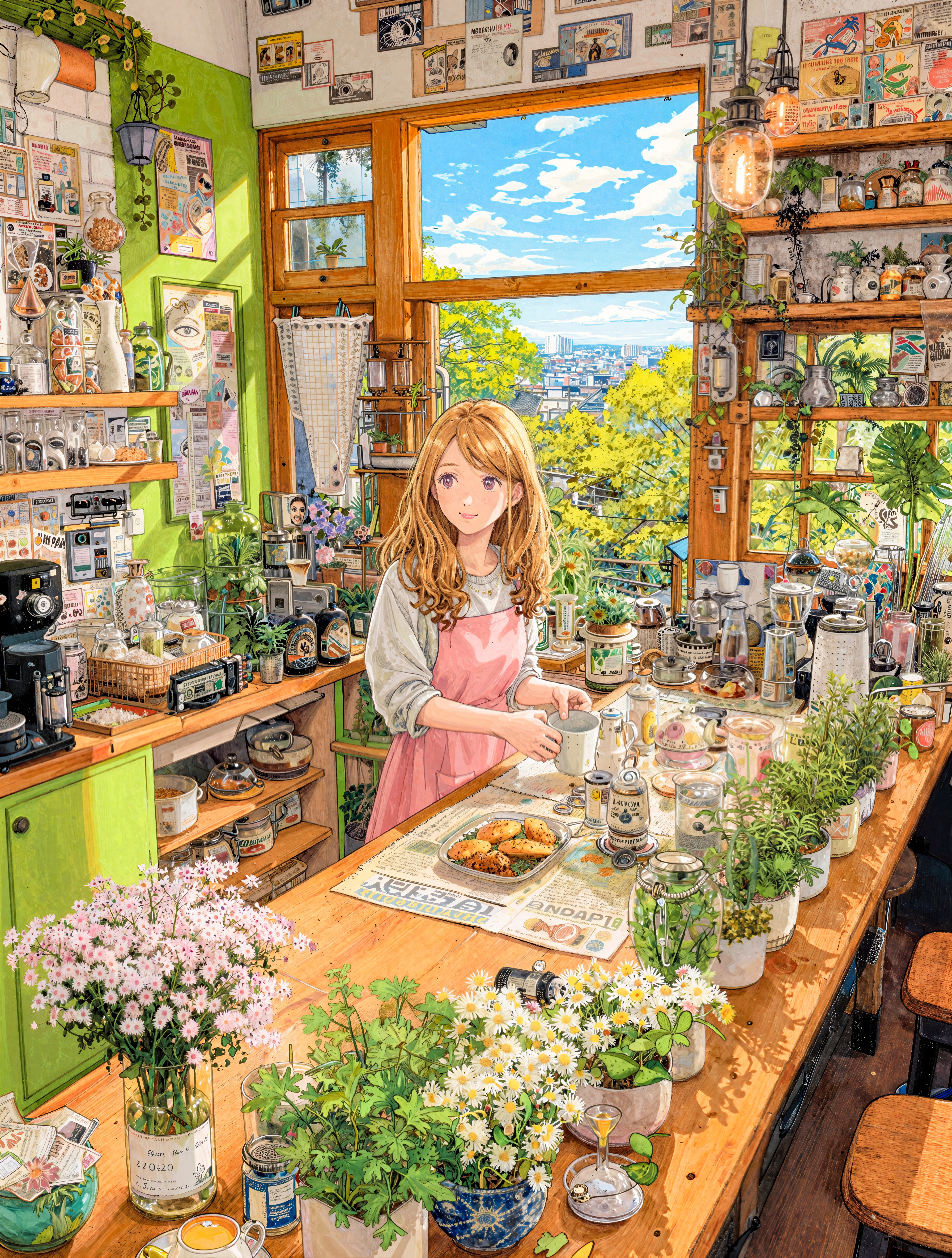 緑のキッチン | の人気AIイラスト・グラビア