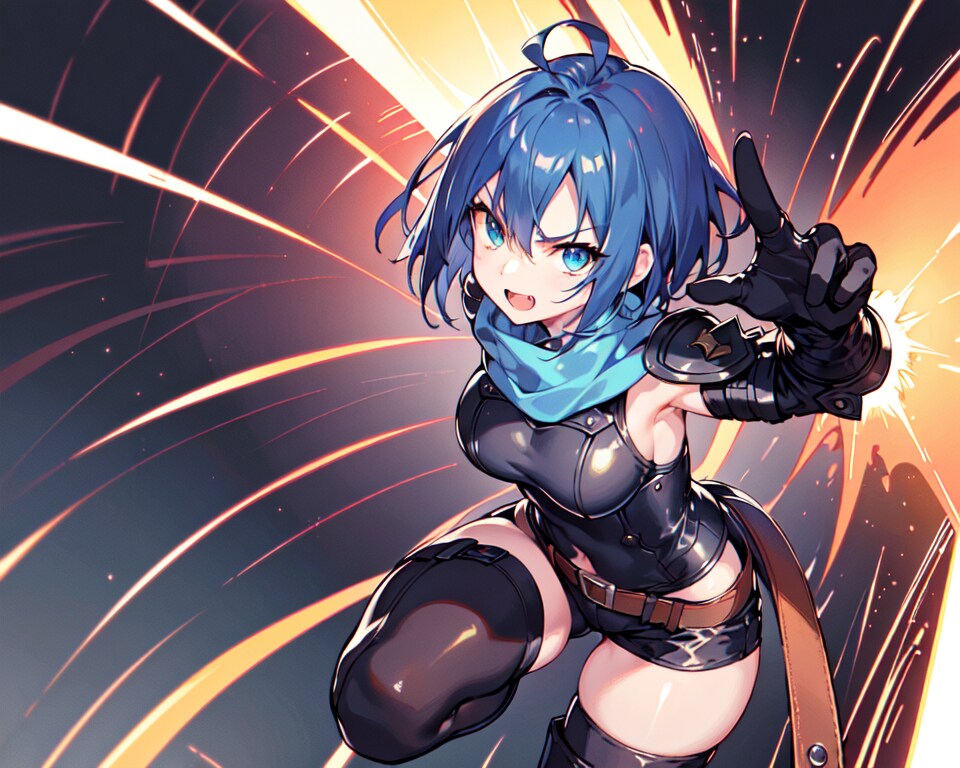 戦う冒険者