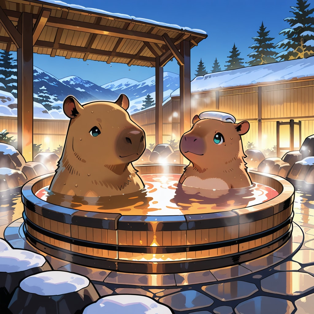 温泉 | の人気AIイラスト・グラビア