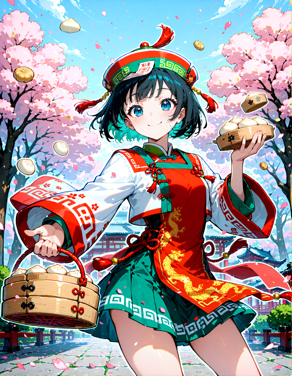 今日は京鼎樓の小籠包の日。さくらの日　その８