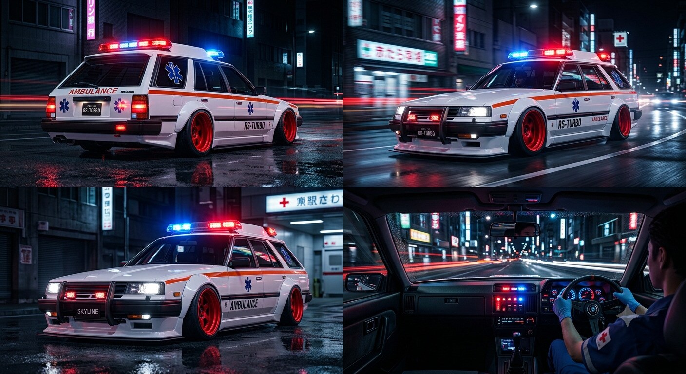 DR30救急車のドリ車