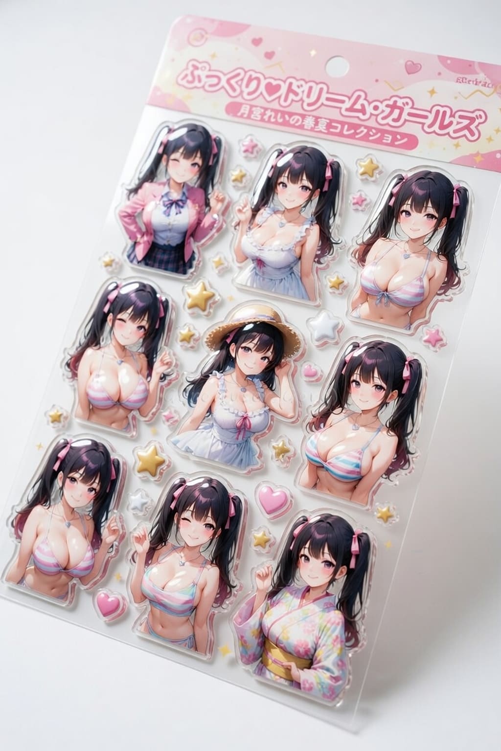 月宮れいの立体シール(Grok版) | の人気AIイラスト・グラビア