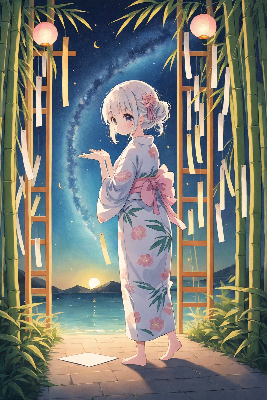 短冊を飾って | の人気AIイラスト・グラビア