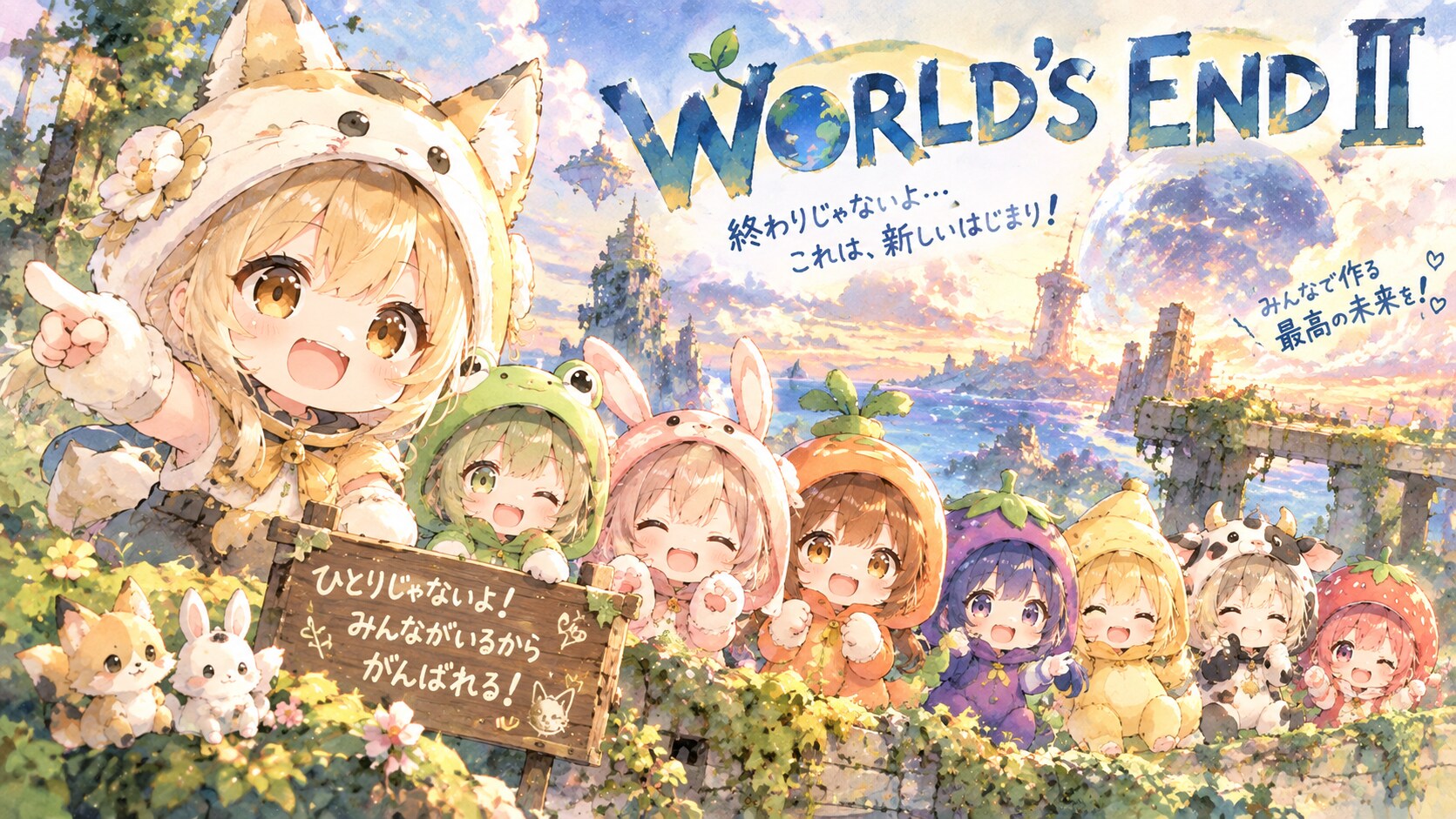 【曲を絵にしてみた】『WORLD'S END II｜TMN』（62/100） | の人気AIイラスト・グラビア
