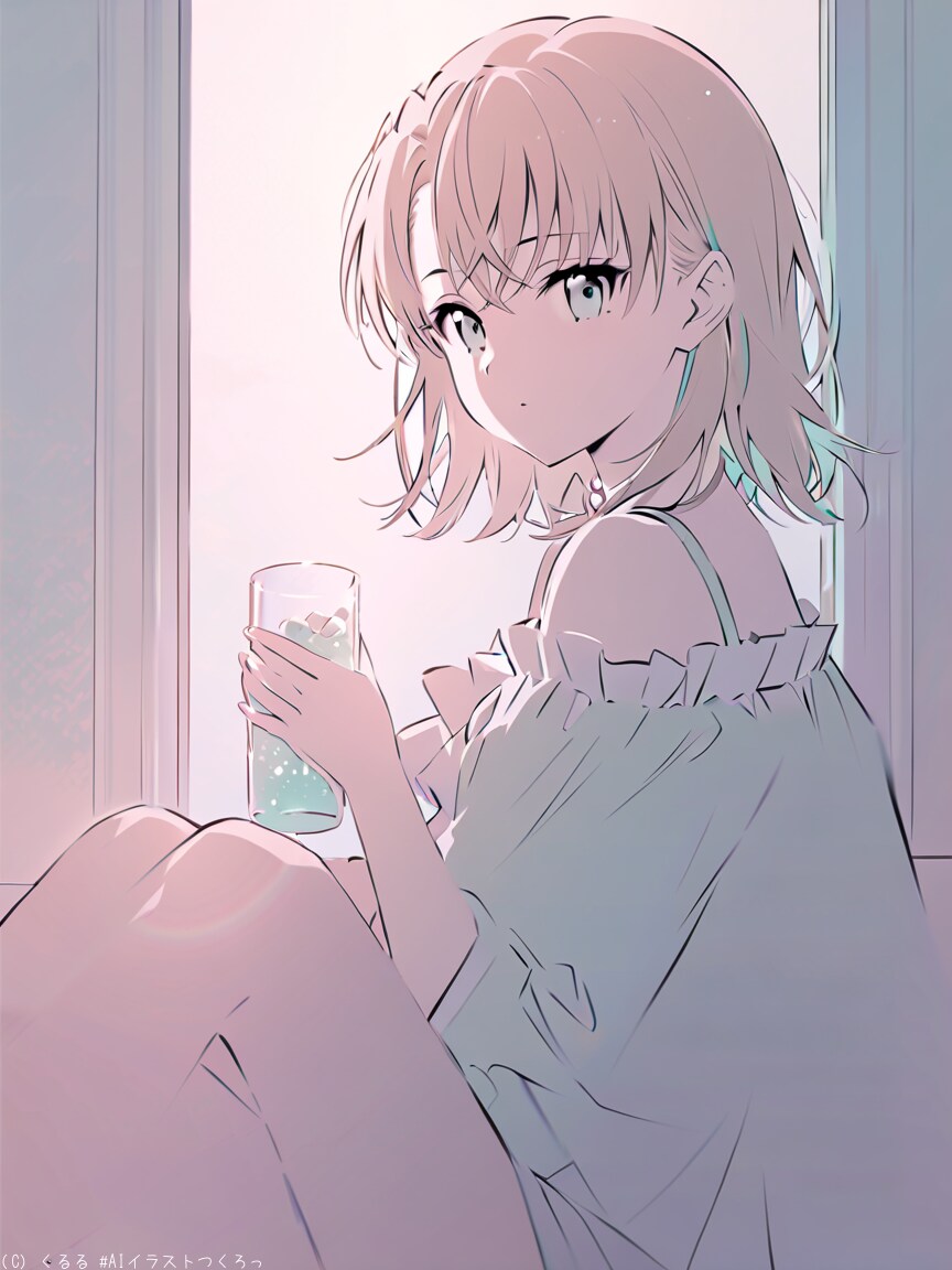 ミサカ炭酸水④  ほぼ完成形 | の人気AIイラスト・グラビア