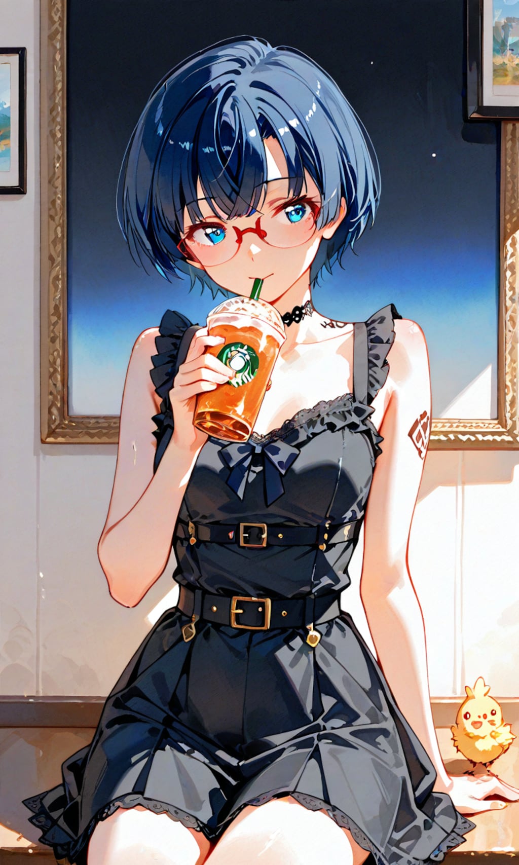 ジュースごくごく柑菜ちゃん